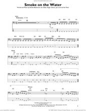 Cover icon of Smoke On The Water sheet music for bass solo by Deep Purple, Ian Gillan, Ian Paice, Jon Lord, Ritchie Blackmore and Roger Glover, intermediate skill level