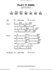 Cover icon of Play It Cool sheet music for guitar (chords) by Super Furry Animals, Cian Ciaran, Dafydd Ieuan, Gruff Rhys, Guto Pryce and Huw Bunford, intermediate skill level