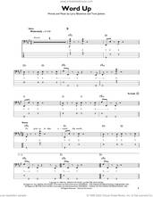 Cover icon of Word Up sheet music for bass solo by Cameo, Korn, Larry Blackmon and Tomi Jenkins, intermediate skill level