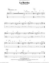 Cover icon of La Bamba sheet music for bass solo by Ritchie Valens, Los Lobos and Richard Valenzuela, intermediate skill level