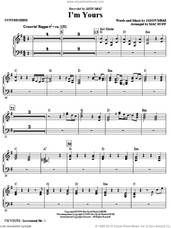 Cover icon of I'm Yours (complete set of parts) sheet music for orchestra/band (Rhythm) by Jason Mraz and Mac Huff, wedding score, intermediate skill level