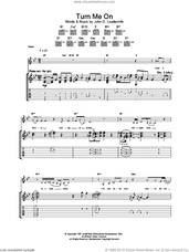 Cover icon of Turn Me On sheet music for guitar (tablature) by Norah Jones, intermediate skill level