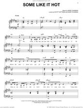 Cover icon of Some Like It Hot (from Some Like It Hot) sheet music for voice, piano or guitar by Marc Shaiman & Scott Wittman, Marc Shaiman and Scott Wittman, intermediate skill level