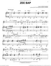 Cover icon of Zee Bap (from Some Like It Hot) sheet music for voice, piano or guitar by Marc Shaiman & Scott Wittman, Marc Shaiman and Scott Wittman, intermediate skill level