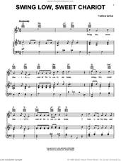 Cover icon of Swing Low, Sweet Chariot sheet music for voice, piano or guitar, intermediate skill level