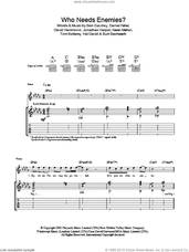Cover icon of Who Needs Enemies? sheet music for guitar (tablature) by The Cooper Temple Clause, intermediate skill level