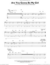Cover icon of Are You Gonna Be My Girl sheet music for bass solo by Nic Cester and Cameron Muncey, intermediate skill level