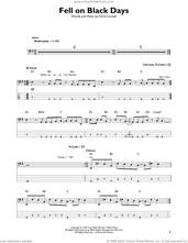 Cover icon of Fell On Black Days sheet music for bass solo by Soundgarden and Chris Cornell, intermediate skill level