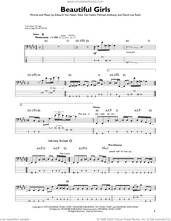 Cover icon of Beautiful Girls sheet music for bass solo by Edward Van Halen, Alex Van Halen, David Lee Roth and Michael Anthony, intermediate skill level