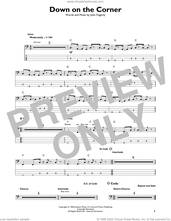 Cover icon of Down On The Corner sheet music for bass solo by Creedence Clearwater Revival and John Fogerty, intermediate skill level