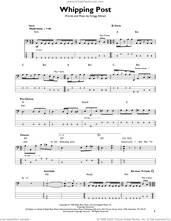 Cover icon of Whipping Post sheet music for bass solo by The Allman Brothers Band and Gregg Allman, intermediate skill level