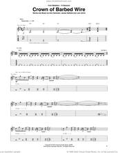 Cover icon of Crown Of Barbed Wire sheet music for guitar (tablature) by Metallica, James Hetfield, Kirk Hammett and Lars Ulrich, intermediate skill level