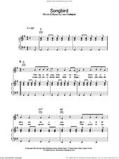 Cover icon of Songbird sheet music for voice, piano or guitar by Oasis and Liam Gallagher, intermediate skill level