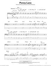 Cover icon of Penny Lane sheet music for bass solo by The Beatles, John Lennon and Paul McCartney, intermediate skill level
