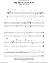 Cover icon of No Woman No Cry sheet music for bass solo by Bob Marley and Vincent Ford, intermediate skill level