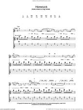 Cover icon of Homesick sheet music for guitar (tablature) by The Vines, intermediate skill level