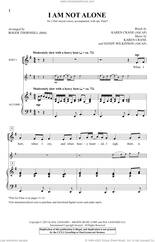 Cover icon of I Am Not Alone (arr. Roger Thornhill) sheet music for choir (2-Part Mixed) by Karen Crane and Sandy Wilkinson, Roger Thornhill, Karen Crane and Sandy Wilkinson, intermediate skill level