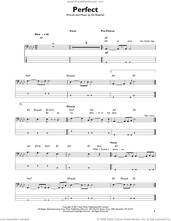 Cover icon of Perfect sheet music for bass solo by Ed Sheeran, intermediate skill level
