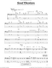 Cover icon of Good Vibrations sheet music for bass solo by The Beach Boys, Brian Wilson and Mike Love, intermediate skill level