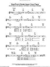 Cover icon of God Put A Smile Upon Your Face sheet music for voice and other instruments (fake book) by Coldplay, intermediate skill level