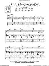 Cover icon of God Put A Smile Upon Your Face sheet music for guitar (tablature) by Coldplay, intermediate skill level