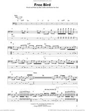 Cover icon of Free Bird sheet music for bass solo by Lynyrd Skynyrd, Allen Collins and Ronnie Van Zant, intermediate skill level