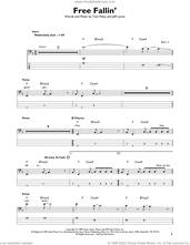 Cover icon of Free Fallin' sheet music for bass solo by Tom Petty and Jeff Lynne, intermediate skill level