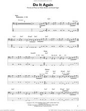 Cover icon of Do It Again sheet music for bass solo by Steely Dan, Donald Fagen and Walter Becker, intermediate skill level