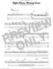 Cover icon of Right Place, Wrong Time sheet music for bass solo by Dr. John and Mac Rebennack, intermediate skill level