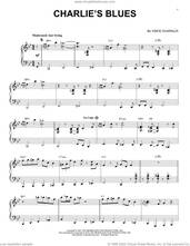 Cover icon of Charlie's Blues [Jazz version] (arr. Brent Edstrom) sheet music for piano solo by Vince Guaraldi and Brent Edstrom, intermediate skill level