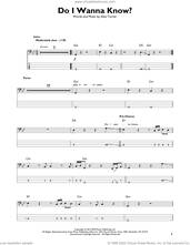 Cover icon of Do I Wanna Know? sheet music for bass solo by Arctic Monkeys and Alex Turner, intermediate skill level