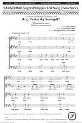 Cover icon of Ang Pasko Ay Sumapit (Christmas Is Here) sheet music for choir (SATB: soprano, alto, tenor, bass) by George Gemora Hernandez, Vicente D. Rubi and Levi Celerio, intermediate skill level