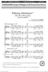 Cover icon of Pobreng Alindanaw (The Poor Dragonfly) sheet music for choir (SATB: soprano, alto, tenor, bass) by George Gemora Hernandez and T. Villaflor, intermediate skill level