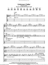 Cover icon of Unknown Caller sheet music for guitar (tablature) by U2, Brian Eno, Daniel Lanois and Bono, intermediate skill level