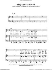 Cover icon of Baby Don't U Hurt Me sheet music for voice, piano or guitar by Atomic Kitten, intermediate skill level