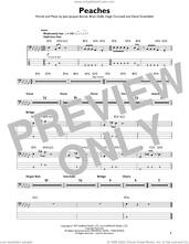 Cover icon of Peaches sheet music for bass solo by The Stranglers, Brian Duffy, David Greenfield, Hugh Cornwell, Jean-Jacques Burnel and Jet Black, intermediate skill level