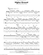 Cover icon of Higher Ground sheet music for bass solo by Stevie Wonder and Red Hot Chili Peppers, intermediate skill level