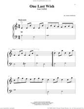 Cover icon of One Last Wish (from Casper) sheet music for piano solo by James Horner, beginner skill level