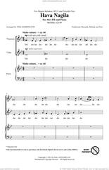 Cover icon of Hava Nagila sheet music for choir (SATB Divisi) by Tina Harrington and Traditional Chassidic Song, intermediate skill level