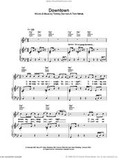 Cover icon of Downtown sheet music for voice, piano or guitar by Gareth Gates, intermediate skill level