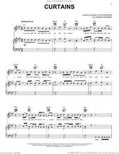 Cover icon of Curtains sheet music for voice, piano or guitar by Ed Sheeran and Aaron Dessner, intermediate skill level