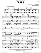 Cover icon of Spark sheet music for voice, piano or guitar by Ed Sheeran and Aaron Dessner, intermediate skill level