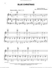 Blue Christmas sheet music download