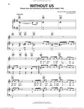 Cover icon of Without Us (from Family Ties) sheet music for voice, piano or guitar by Jeff Barry and Tommy Scott, intermediate skill level