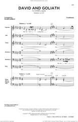 Cover icon of David And Goliath sheet music for choir (SATBBB) by Take 6, Mark Kibble and Miscellaneous, intermediate skill level