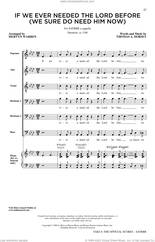 Cover icon of If We Ever (Needed The Lord Before) sheet music for choir (SATBBB) by Take 6, Mervyn Warren and Tommy Dorsey, intermediate skill level