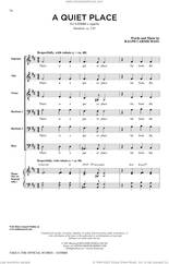 Cover icon of A Quiet Place sheet music for choir (SATBBB) by Take 6 and Ralph Carmichael, intermediate skill level