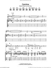 Cover icon of Caroline sheet music for guitar (tablature) by David Gray, intermediate skill level