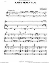 Cover icon of I Can't Reach You sheet music for voice, piano or guitar by The Who and Pete Townshend, intermediate skill level