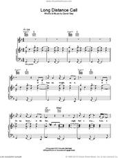 Cover icon of Long Distance Call sheet music for voice, piano or guitar by David Gray, intermediate skill level